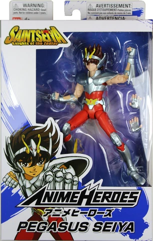 Anime Heroes ~ PEGASUS SEIYA Action Figure ~ Saint Seiya: Knights of the Zodiac Cover