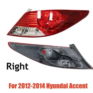 For 2012-2014 Hyundai Accent Right Tail Light Halogen Passenger-Side Rear Lamp? - Picture 1 of 15