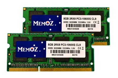 16GB RAM 2x8GB for Apple 2010 2011 iMac MacBook Pro MacMini Memory DDR3L 5YrWty - Image 1 of 4
