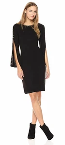 Calvin Klein Women's Sweater Dress with Gold Embellishment Size M - Picture 1 of 8