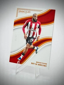 Bryan Mbeumo 2024-25 Panini Immaculate Soccer No. 125 Brentford 25/60 - Imagen 1 de 2