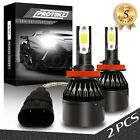 Protekz H1 Led Headlight Conversion Kit 72W 9000Lm Fog Light Bulbs Lamps 6500K