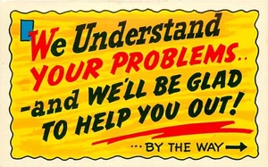 Help You Out Which Way Did You Come In Humor Comic Postcard - Picture 1 of 2