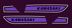 KAWASAKI 750 H2C 1975 - Stickers decals carrosserie - Purple