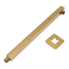 Square Shower Arm Wall Mounted Fixed Extension Rod Luxurious Brushed Gold SL