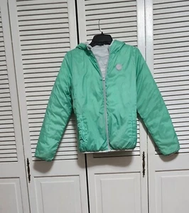 989 Rokka & Rolla Puffer Jacket Reversible Coat Youth Girls Sz L 14 - 16 Winter  - Picture 1 of 9