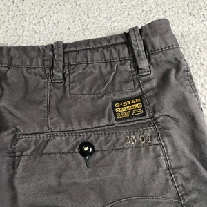 G-Star Raw Pants Adult 30x32 [Fits34x32] Gray Bronson Loose Tapered Chino 3301 - Picture 1 of 17