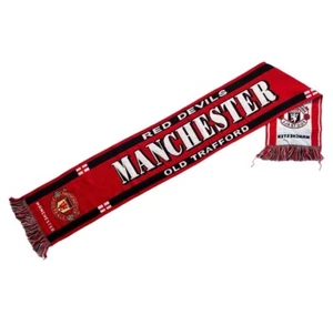 MANCHESTER UNITED  2000s Soccer Scarf Authentic Football Premier League - Picture 1 of 3