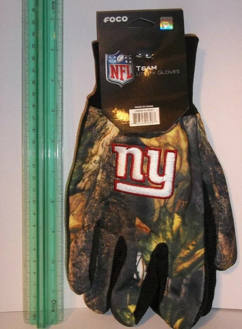 New York Giants Team Gloves Camo NFL Utility hunting winter car Grip tailgate Cover