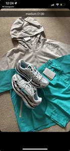 Nike Windrunner Set UV Turquesa Repelente Azul/Talla S/M- Nuevo con Etiquetas/Envío Rápido - Imagen 1 de 3