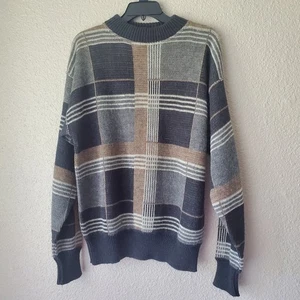 Yves Saint Laurent men's grandfather sweater, size L, wool and alpaca blend Y2k - Picture 1 of 6