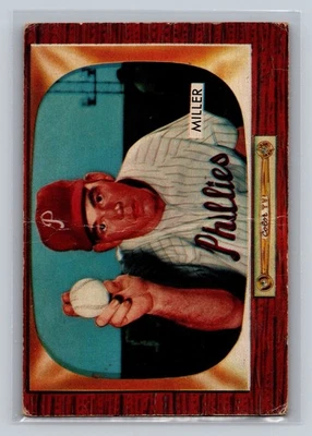 Bob Miller 1955 Bowman #110 Foto 1 de 2