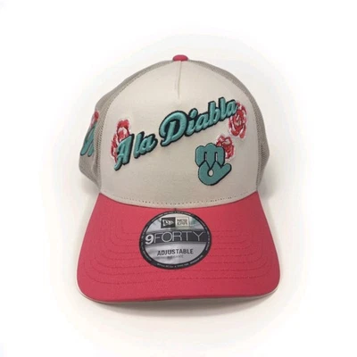 Sombrero New Era 9FORTY Ajustable Snapback Diablos Rojos Del México D.F LMB - Nuevo Foto 1 de 4