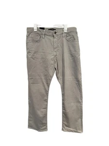 Mavi Men's Matt Mid-Rise Relaxed Straight Leg Pants Grey Twill Size: 36 30 - Picture 1 of 14