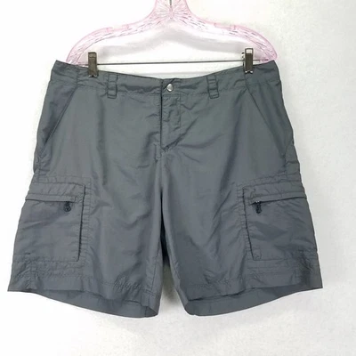 Pantalones Cortos Carga REI Para Mujer Talla 12 Sahara UPF 50+ Nylon Senderismo Secado Rápido Gris Foto 1 de 4