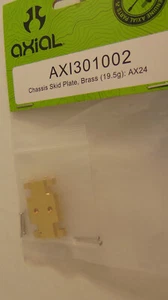 Axial AXI301002 Brass Chassis Skid Plate for AX24 1/24 Crawler NIB - Picture 1 of 1