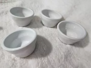 (Set of 4) Vintage Syscoware China Soup Custard Cups Bowls Restaurant Ware 2.5" - Picture 1 of 12