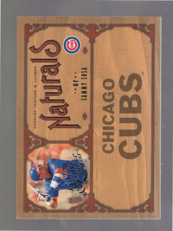 2005 Leather & Lumber Naturals Sammy Sosa #N-19!   0189/2000 - Image 1 of 2