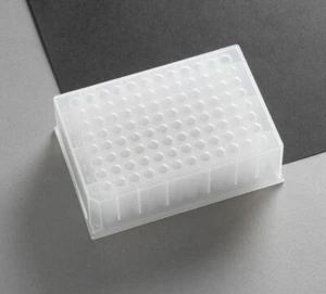 VWR Mikroplate 96 Well Tiefbrunnen 50 Platten, freiziehbar, 1 ml, rund randlos - Bild 1 von 1