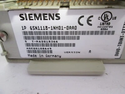 Module SIMODRIVE 6SN118-1NH01-0AA0 + PROFIBUS 6SN1114-ONB00-0AA1 - Photo 1/4