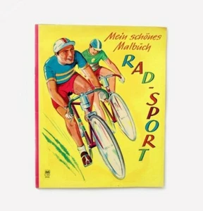 1960s Vintage Cycling bike coloring book Collector's Schwager Steinlein Germany - Picture 1 of 6