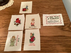 Needlepoints. Completed collection. 6 Pieces 5”x3.5” - Picture 1 of 1