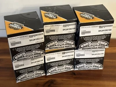 Emgo Oil Filter 7400002 Chrome Yamaha XVS1100 Factory Sealed Free Ship - Image 1 of 3