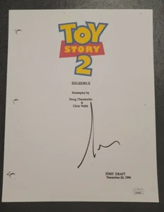 AUTÓGRAFO FIRMADO POR TIM ALLEN TOY STORY 2 GUIÓN COMPLETO PRUEBA JSA - Imagen 1 de 3