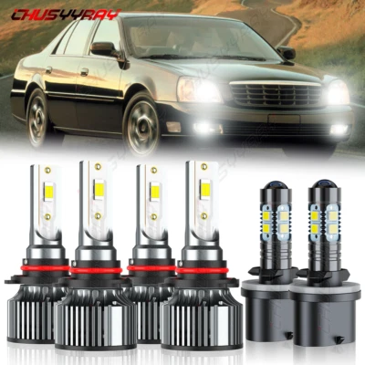 Faro LED blanco + bombillas antiniebla para Cadillac Deville 2000-2005 - 6x 6000K Foto 1 de 4