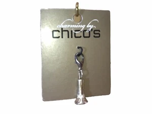 Charming by Chico's Mini Mikrofon Charm-Geldbörse, Armband Reißverschluss oder Schlüsselanhänger NEU - Bild 1 von 7
