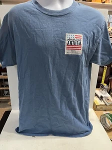 Veteran’s Day American Anthem Vodka Blue Sized Large T Shirt - Picture 1 of 7
