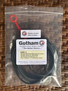 Gotham GAC-3-5.8 Classic Microphone Cable Assembly 20 foot - Picture 1 of 2
