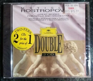 MSTISLAV ROSTROPOVICH Great Works for Cello and Orchestra (2 CDs, DG) NEW SEALED - Picture 1 of 2