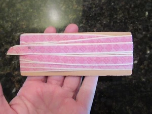 Vintage 3/8" Pink Flat Sewing Trim New Old Stock - Picture 1 of 2