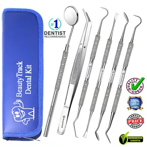 Dental Teeth Cleaning Kit Multi Floss Plaque Remover Care Tooth Scraper Tools - Picture 1 of 42