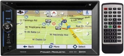 Power Acoustik PDN-623B Bluetooth GPS Navigation 6.5" Touchscreen Car Stereo - Image 1 of 3