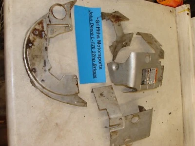 JOHN DEERE L120 22hp Briggs & Stratton Intek lawn mower engine tin cover shroud - Image 1 of 4