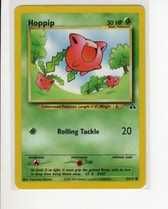 NEO DISCOVERY SET HOPPIP POKEMON CARD 55/75 EX/NM - Imagen 1 de 1