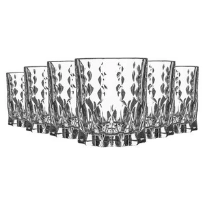 RCR Crystal 6x Marilyn Whisky Glasses Set Cut Glass Cocktail Tumblers 337ml - Picture 1 of 6