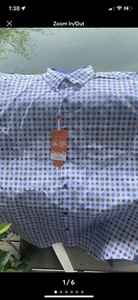 Men’s Button Down Short Sleeve Shirt - Picture 1 of 6