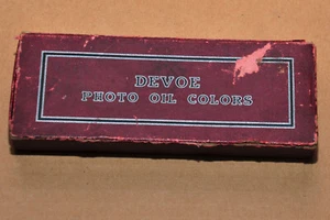 Vintage DEVOE Photo Oil Colors Paint READ DESCRIPTION - Picture 1 of 2