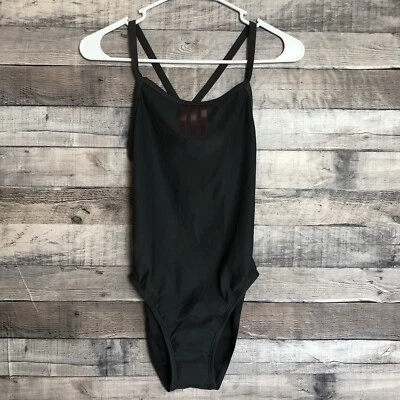 Traje de baño Adidas One Piece Vortex Racerback gris con rayas rojas Infinitex talla 32 nuevo con etiquetas Foto 1 de 4