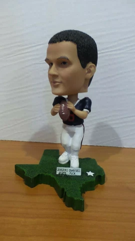 Houston Texans 2002 David Carr Bobblehead, 2002 #1 Overall Draft Pick Cover