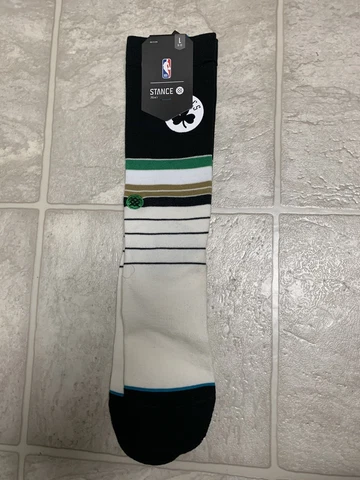 Boston Celtics Stance Baseline Dress Socks L 9-13 Athletic Sock Cover
