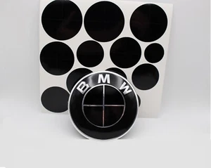 Pegatinas superpuestas emblema todo negro i3 i8 iX 94 Ah eléctricas para BMW - Imagen 1 de 4