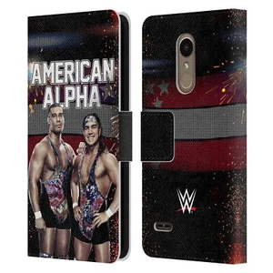 OFFICIAL WWE AMERICAN ALPHA LEATHER BOOK WALLET CASE COVER FOR LG PHONES 1 - Picture 1 of 7