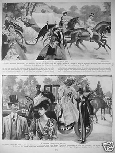 DOCUMENT A LONGCHAMP CALÉCHES ET DAUMONTS AU SECOND EMPIRE AU GRAND PRIX - Picture 1 of 1