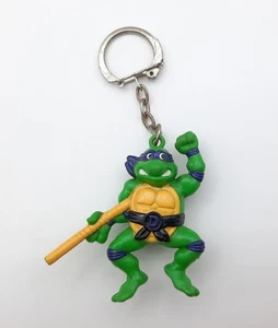 TMNT Teenage Mutant Ninja Turtles Donatello Mirage Studio keychain figure 1995 - Picture 1 of 2