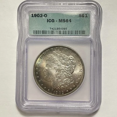 1902-O Morgan Dollar MS-64 With Attractive Bullseye Toning - Image 1 of 4