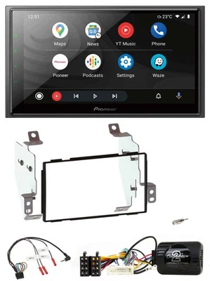Pioneer USB 2DIN DAB Lenkrad Bluetooth Autoradio für Nissan Note E11 2009-2013 - Bild 1 von 4